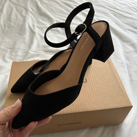 Black Block Heel - Picture 1 of 4